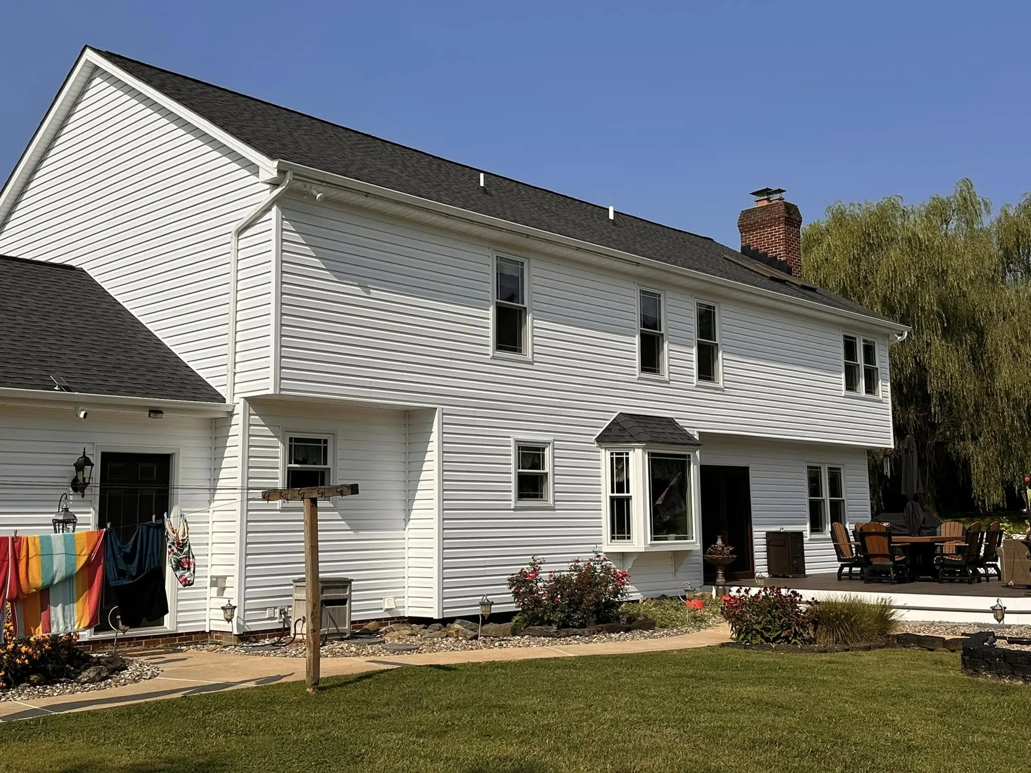 image of new siding installation job